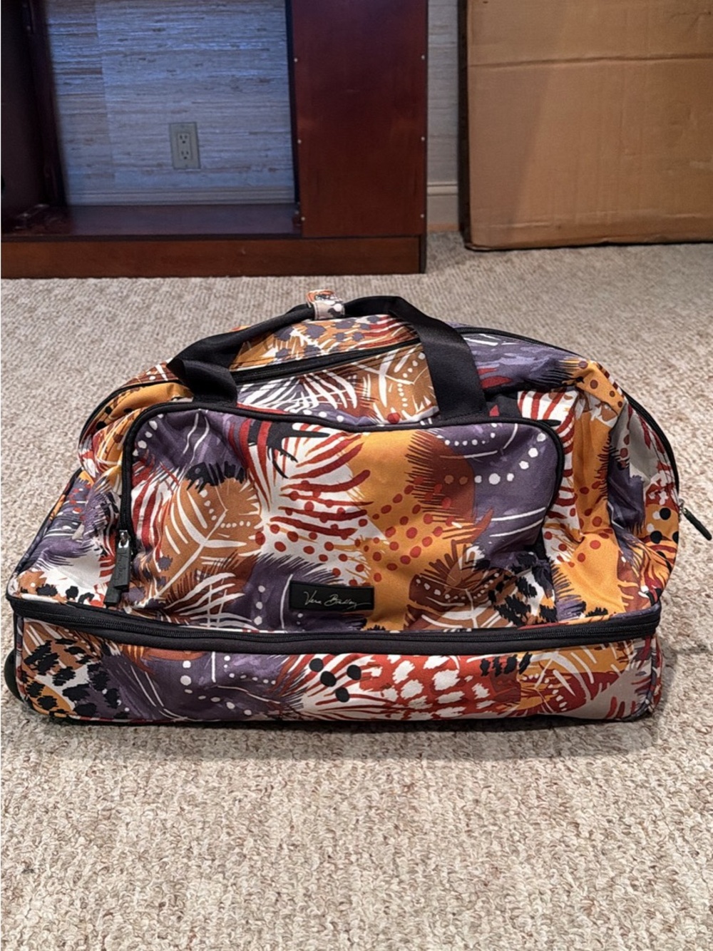 Vera Bradley Travel Duffel / rolling carry on
